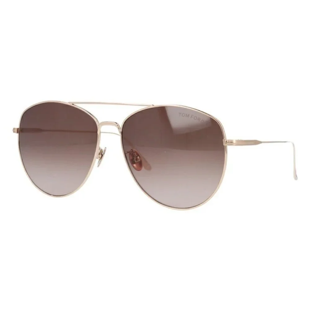 NEW TOM FORD SUNGLASSES, WOMEN BROWN GOLD SUNGLASSES TOM FORD